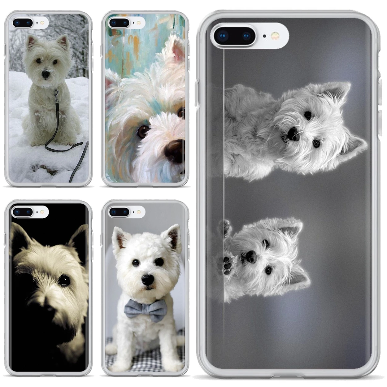 Мягкий чехол для Huawei Honor 6 6A 7 7X 7A 7C 8 8C 8X 9 9X 10 10i 20 Lite Play Pro I Love My Westie принт щенков