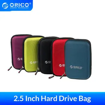 

Orico 5pcs 2.5 inch External Storage Hard Case HDD SSD Bag for Seagate Samsung WD Power Bank USB Cable Charger Power Bank Case