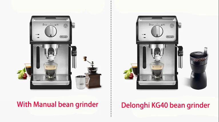 Delonghi cafetera semiautomática ECP35.31 para el máquina de café con prensa de bomba para oficina, con burbujas de leche|Cafeteras| - AliExpress