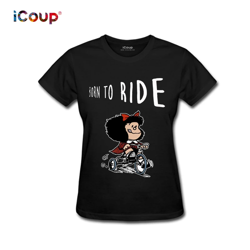 

Women's Mafalda Born to Ride T-Shirt