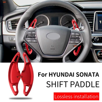 

2pcs/set Car Styling Fit for Hyundai Sonata 9 Aluminum Alloy Car Interior Accessory Steering Wheel Shift Paddle Extened Shifter
