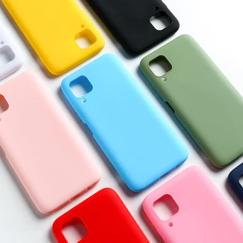 

Candy Case For Huawei P40 Lite Cases Silicon Huawei Honor 9A 9C 9S 30 Pro Plus X10 E P Smart 2020 Nova 7 SE Y5p Y7p Y6p Covers