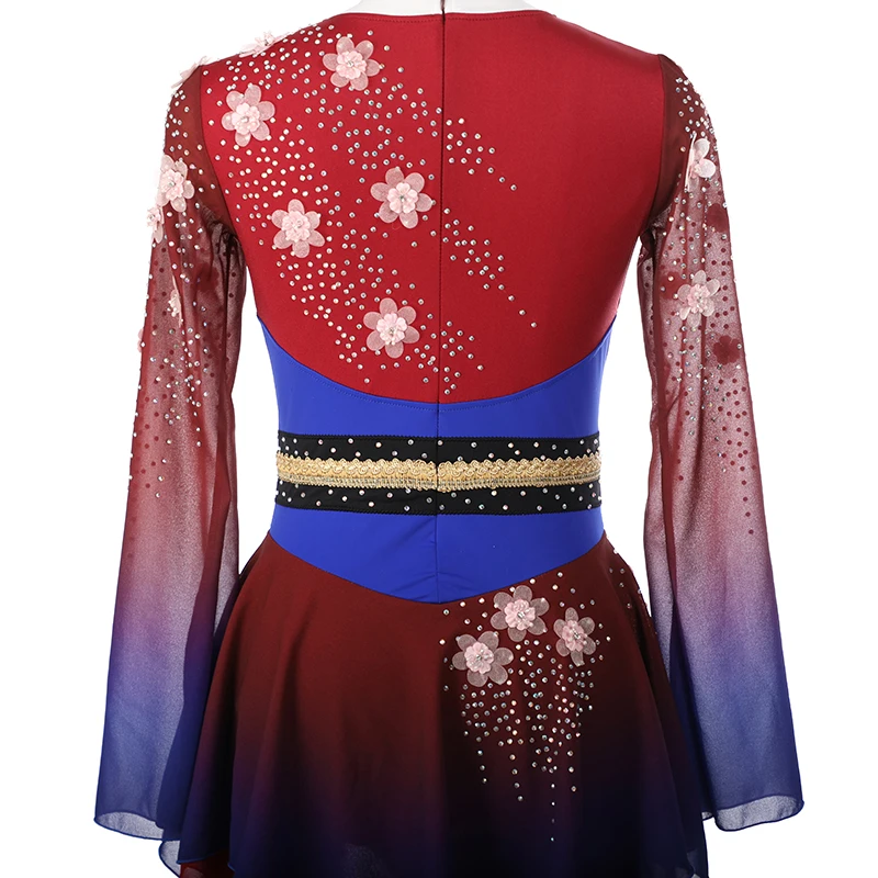 Nasinaya Figure Skating Competition Training Dress Women's Dress Children's Performing Artistic Gymnastics Mulan Classical