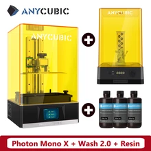 2020 novo anycúbico fóton mono x 3d impressora 8.9 4 4k lcd tamanho grande velocidade de impressão rápida app controle remoto sla/lcd impresora 3d