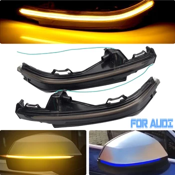 

Flowing Water Blinker Side Mirror Indicator For Audi Q5 FY 2018 2019 Q7 4M 2016 2017 2018 LED Dynamic Turn Signal Light