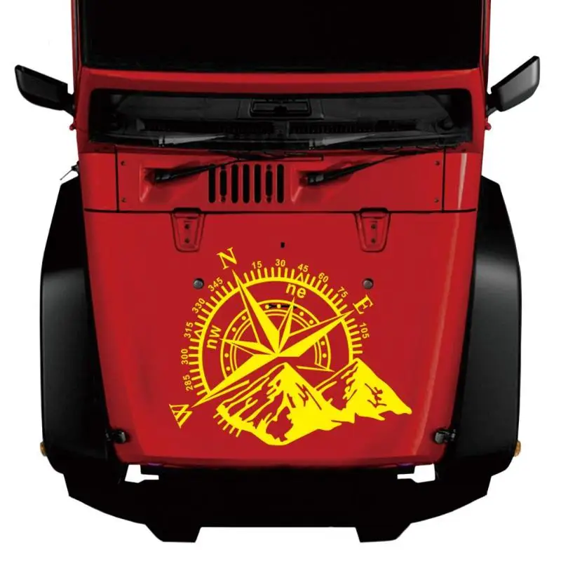 Автомобильное украшение автомобильный компас роза навигация наклейка на