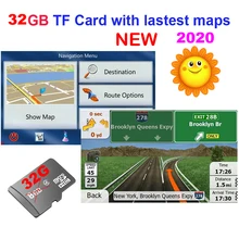 32g gps maps tf/sd card mais recente mapa para wince/android carro mapa de navegação gps europa/rússia/belásia/eua/ca/au/israel mapas de gps para carros