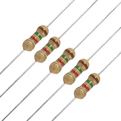 50x1/4 W 250V 1,5 K ohm 1K5 осевые резисторы из углеродистой пленки