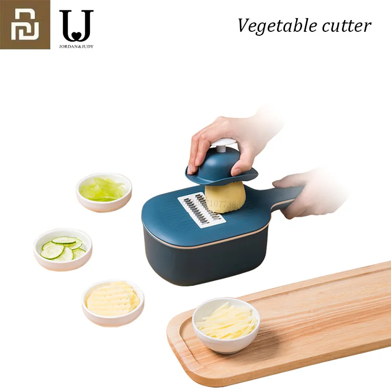 Youpin Multi-functional Manual Fruit Vegetable Cutter Bowl Kitchen Slicer  Grater With Drain Basket Slicer for Food Smart Home