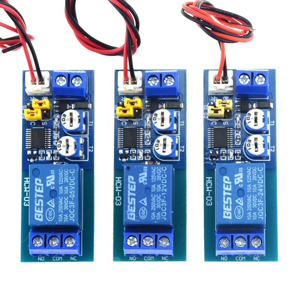 ZHITING Relè teporizzatore con Ritardo a Ciclo Infinito CC 12V, odulo Loop Interruttore ON off