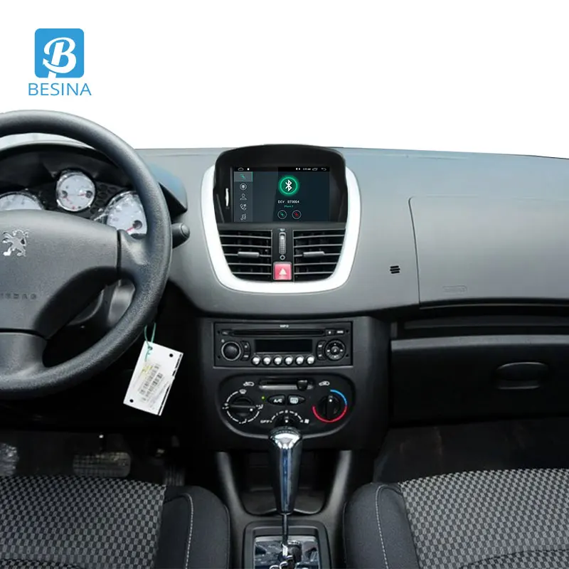 Flash Deal Besina 1 Din Android 9.0 Car DVD Player For Peugeot 207 207CC 2007 2008 2009 2010 2011 2012 2013 2014 GPS Wifi Multimedia 5