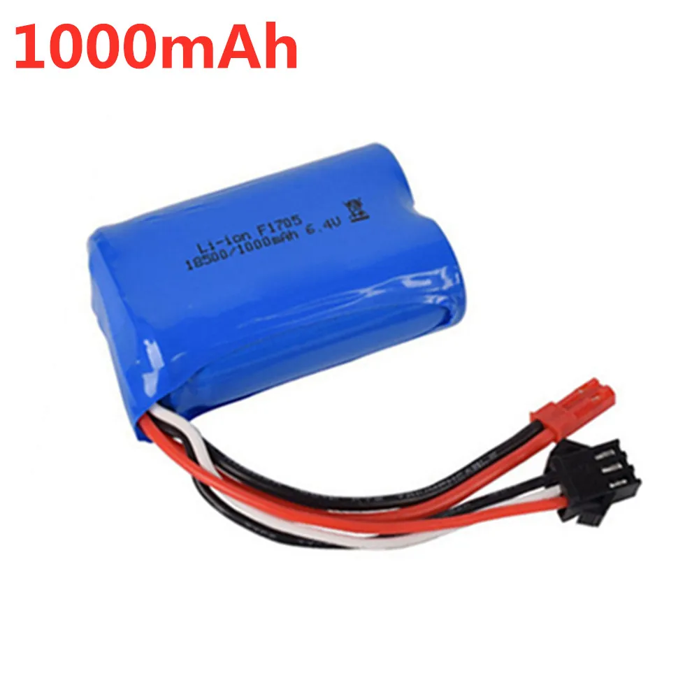 Литий ионный аккумулятор 6 4 в 1000 мАч/800 мАч/750 мАч/500 мАч для wltoys rc car L959 320 18628