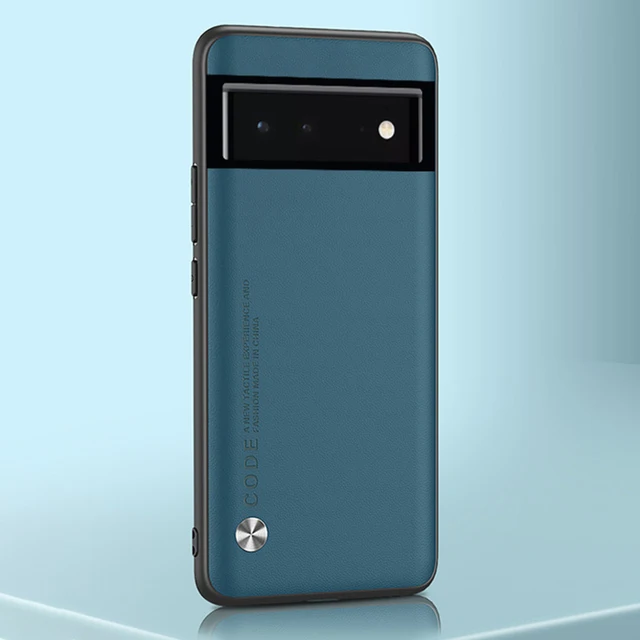 For Google Pixel 6 Pro Shockproof Anti-fingerprint Slim Soft Shell Cover For Pixel6 Pixel6Pro Plain Leather Protector Case Couqe waterproof case for phone Cases & Covers