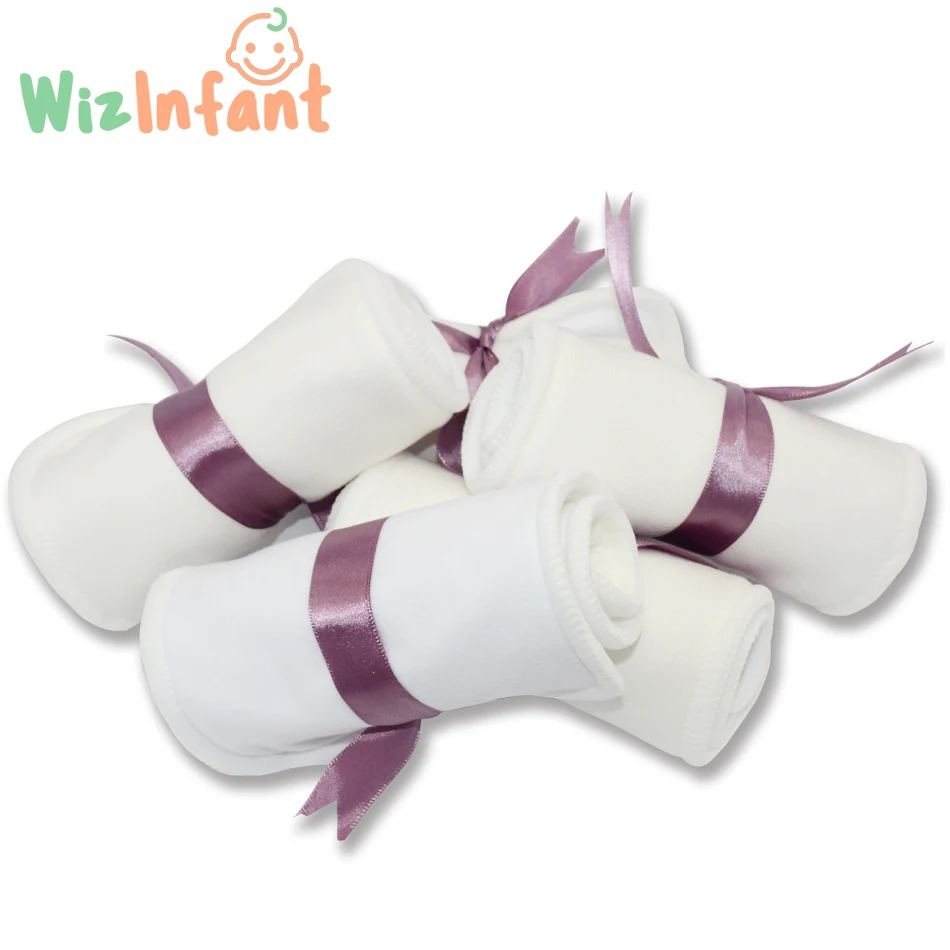 Bamboo Cotton Diaper-Insert Pocket-Diaper Suede-Cloth Bamoo-Fiber Stay-Dry Wizinfant