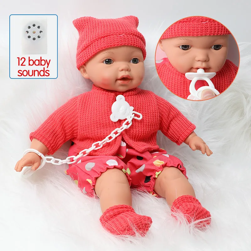 realistic crochet baby doll