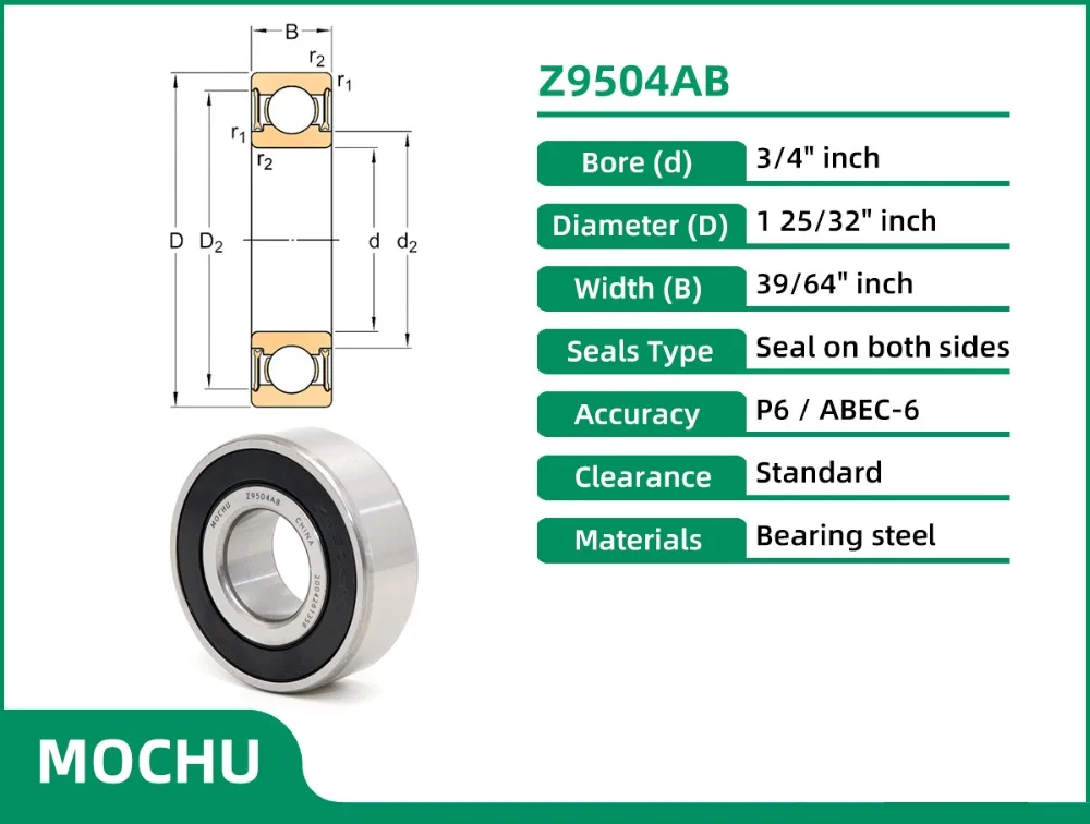Z9504AB MOCHU BEARINGS 0