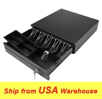 

Cash Drawer POS Cash Register Drawer Five Grids Three Section of the Cashbox with RJ11 Interface for Supermarket Cashier Box