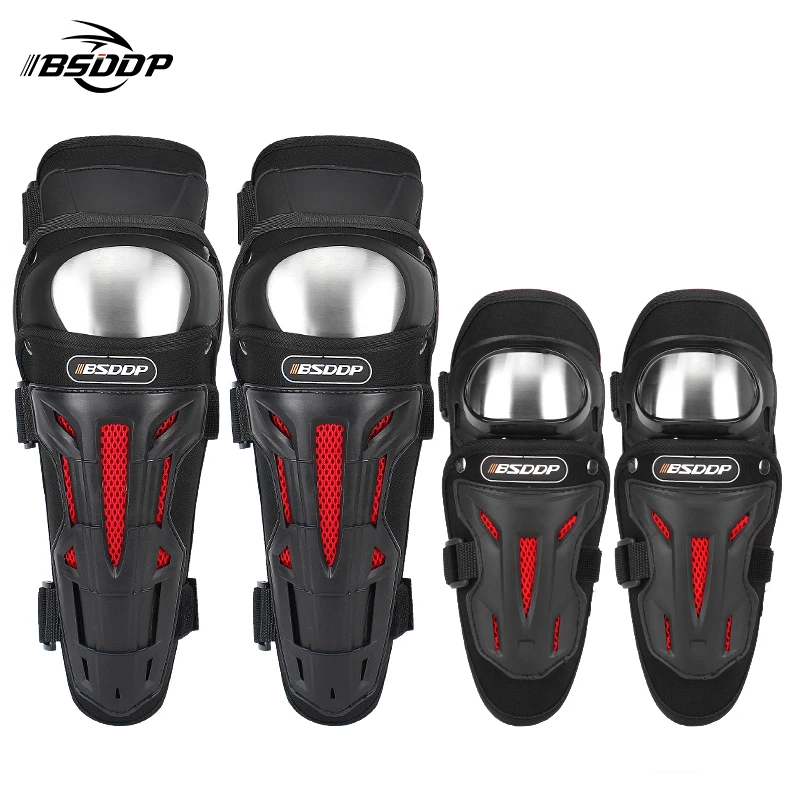 

4pcs Motorcycle Motocross Knee Protector Brace Protection Elbow Pad Kneepad for Kawasaki ZZR600 ZX6R ZX636R ZX9 Z1000 Z800 Z900