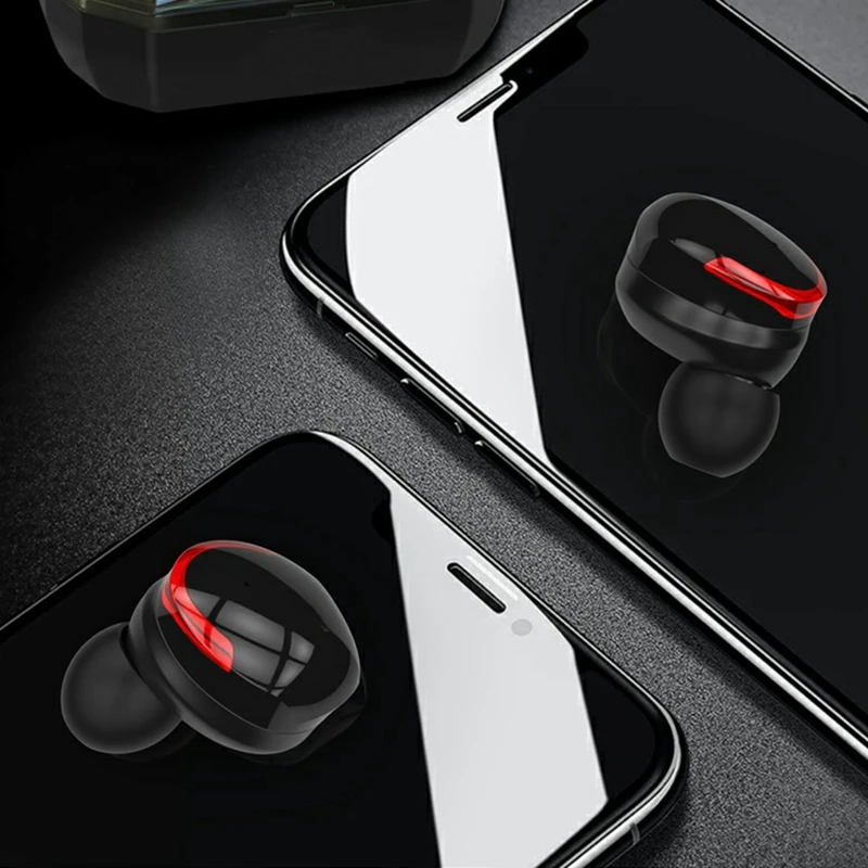 Tws 5,0, беспроводные Bluetooth наушники, прессованное управление, Ipx7, водонепроницаемые, автоматическое включение, быстрое сопряжение, наушники, зарядное устройство, коробка для телефона