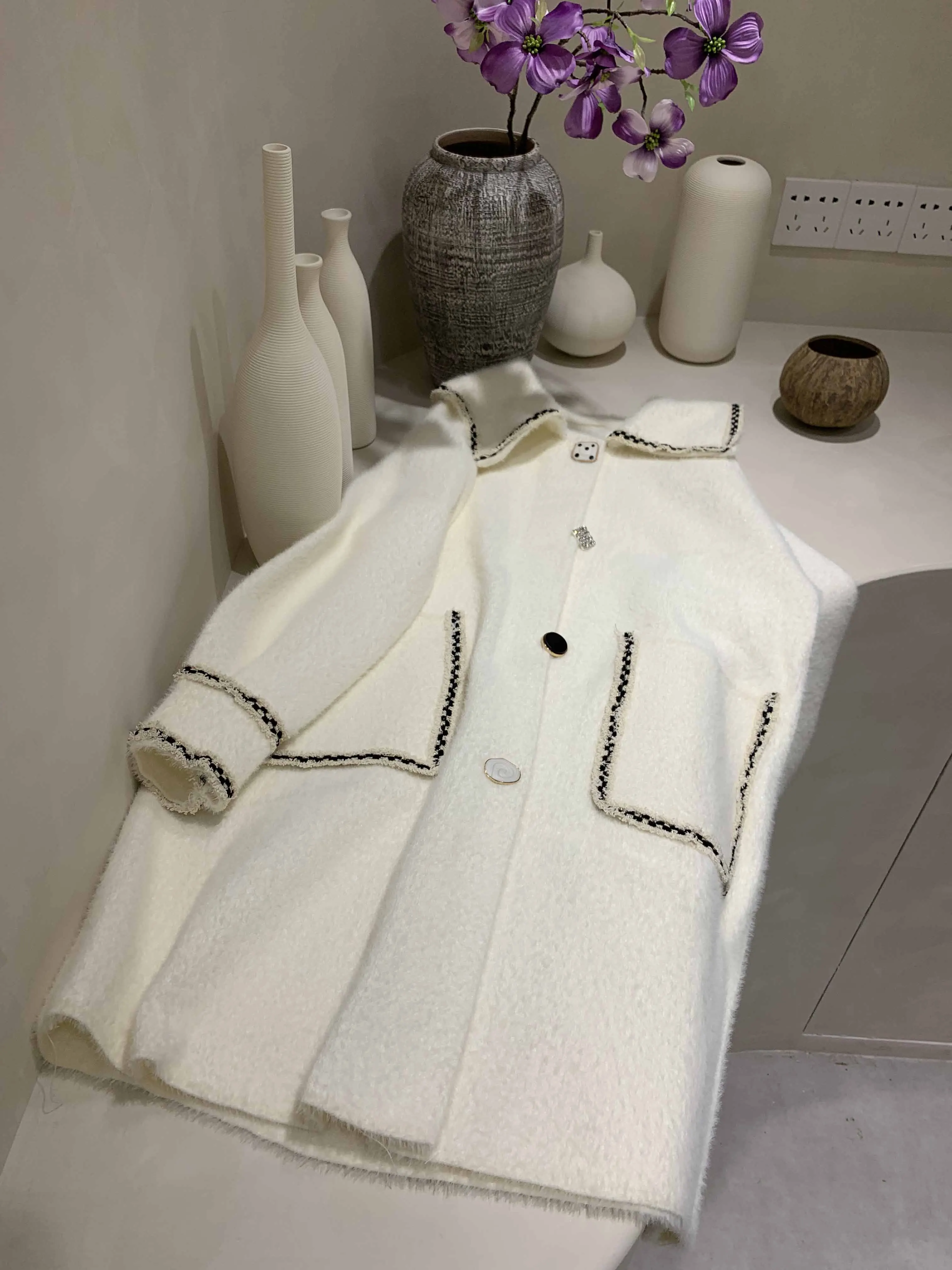 New Winter Coat Womens Oversize Fashion Cashmere