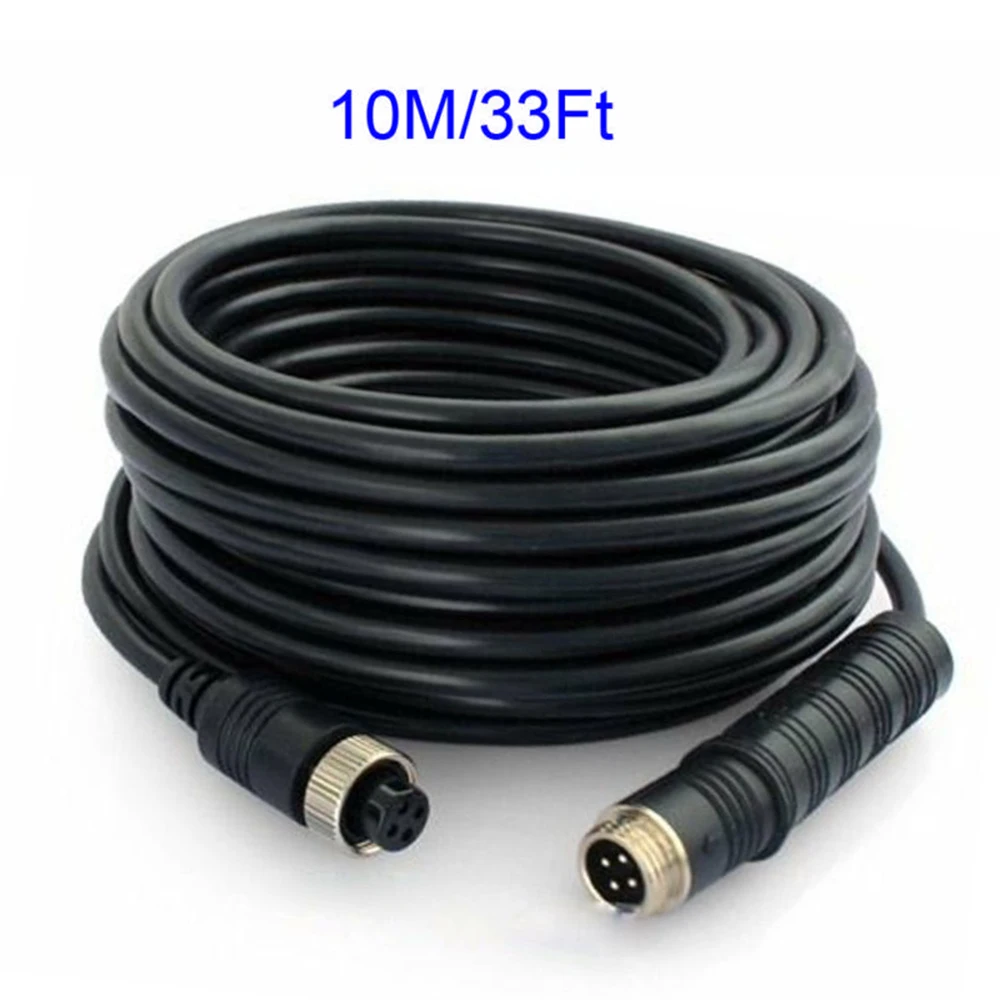 10m/33Ft 4Pin Monitoring Video Extension Wire Cable For Backup CCD Camera Truck | Автомобили и мотоциклы