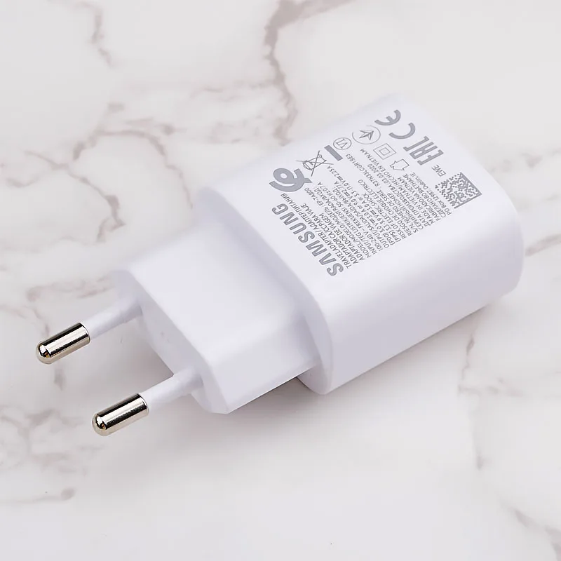 5v 3a usb c Original Samsung Galaxy Note 10 25W Super Fast Charging Adapter PD Charger 100CM USB C To USB C Cable For S20 Ultra S20+ A71 A91 65 w charger