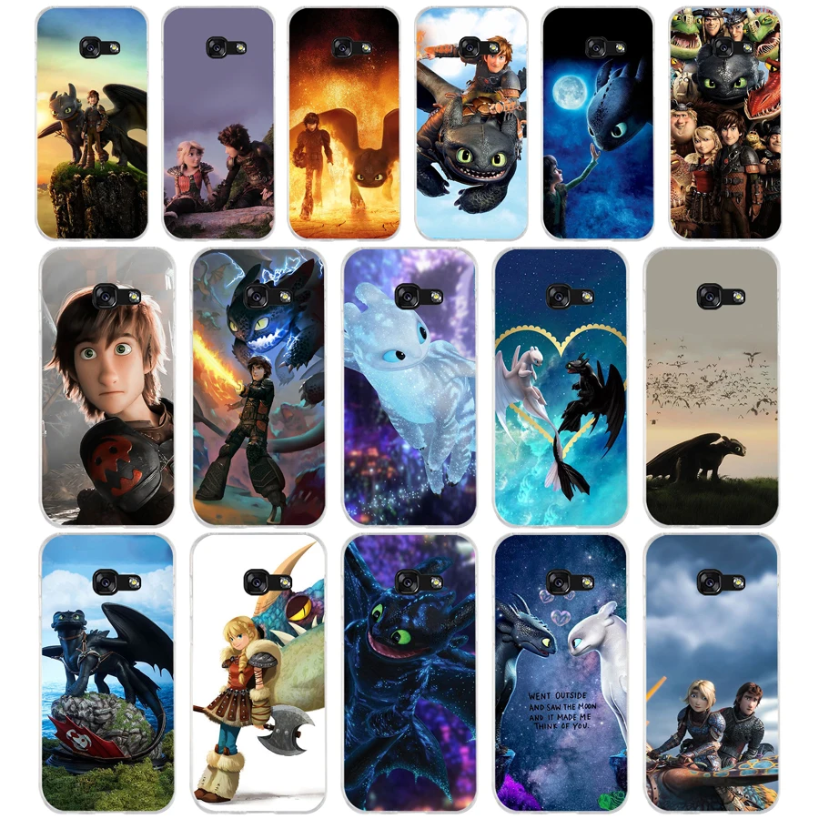 

385WE How to Train Your Dragon Soft Silicone Tpu Cover phone Case for Samsung A3 A5 2016 A3 A5 2017 A7 A8 2018 A50