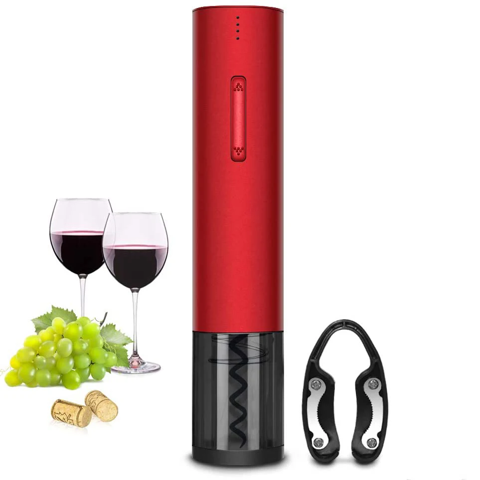 

Electric Wine Opener Rechargeable Automatic Corkscrew Wine Bottle Openers, Cordless Stainless Electric Corkscrew