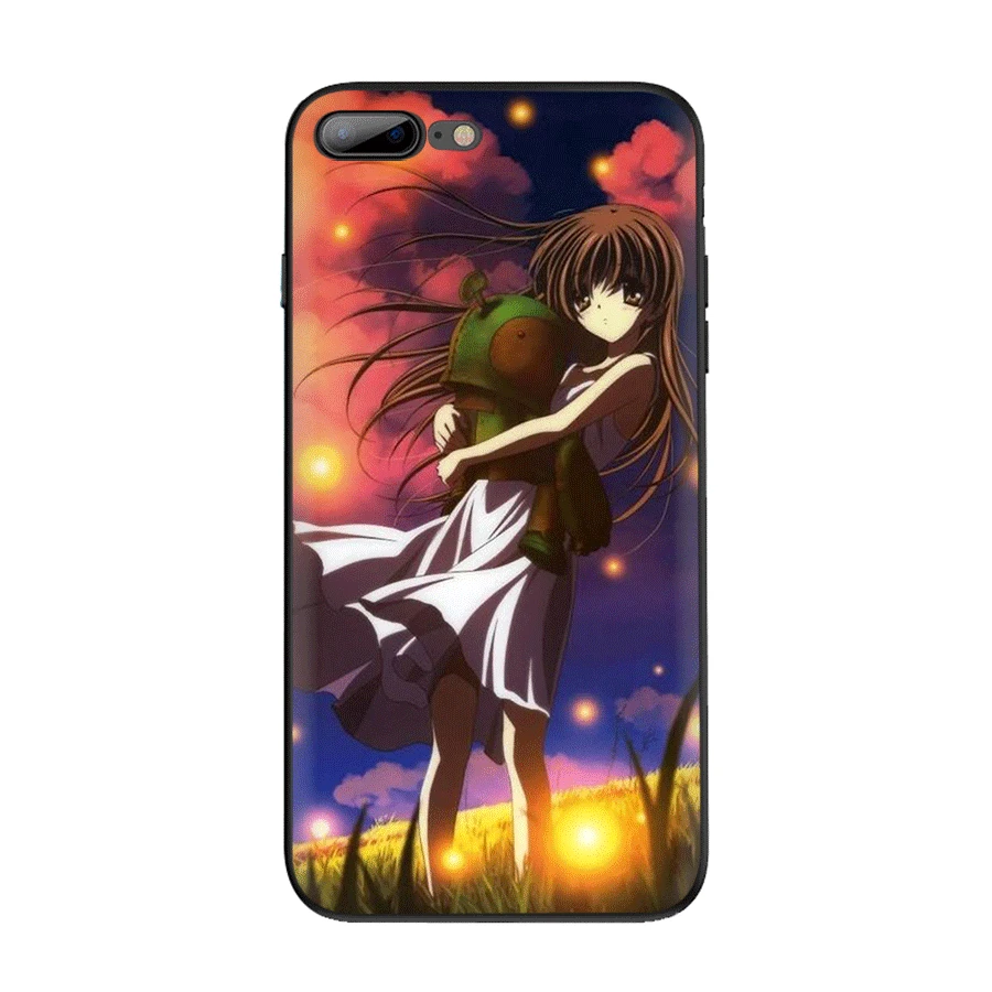 Чехол для мобильного телефона iPhone 5 5S SE 6 6s 7 8 Plus iPhone 11 Pro X XR XS Max XR защитный чехол clannad - Цвет: B7