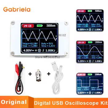 

DSO188 Handheld Mini Pocket Portable Ultra-small Digital Oscilloscope Bandwidth Digital USB Oscilloscope Kit Mini Oscilloscope