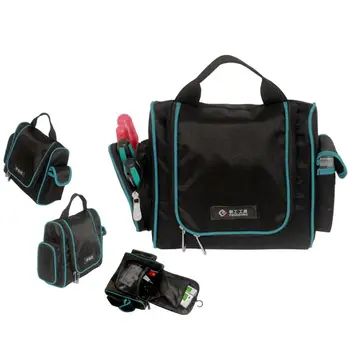 

Hardware Machinist Toolkit Handbag Waterproof Oxford Cloth Multi Zipper Organize Pockets Storage Pouch Portable Electrician
