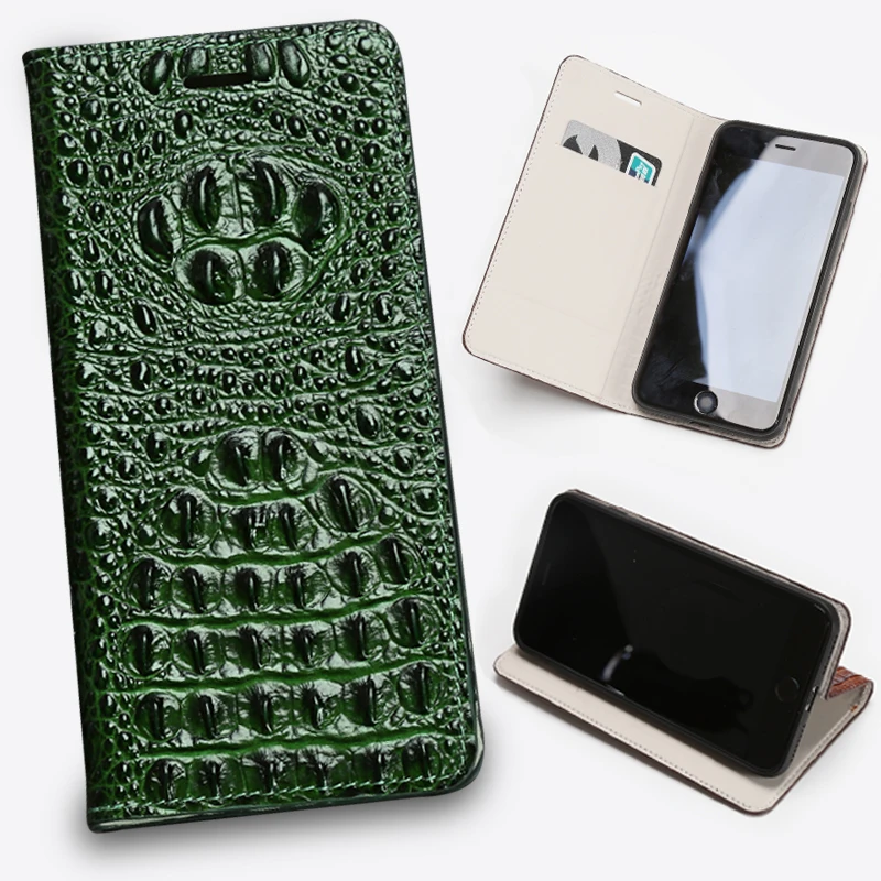 Кожаный чехол для телефона с откидной крышкой для Xiaomi Redmi Note 9S 9 8 8T 8A 7 7A 6 6A 5 5A 4X 3 10X K30 Poco F1 X2 F2 Pro головы крокодила КОШЕЛЕК|Чехлы-книжки| | АлиЭкспресс