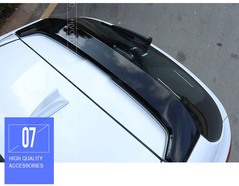 Hivotd для maval F7 задний спойлер крыло багажника губы крышка багажника украшения авто внешние аксессуары для автомобиля Стайлинг