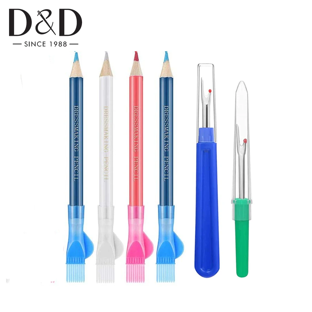 3pcs Sewing Chalk Pencil Garment Fabric Marking and Tracing Temporary