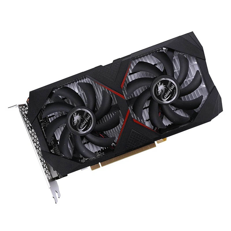 COLORFUL GeForce GTX 1650 4GD6 Graphics Card 4GB GDDR6 1410Mhz 1590Mhz 128Bit 192GB/S DP+HDMI-Compatible+DVI 12Nm Video Card gaming card for pc