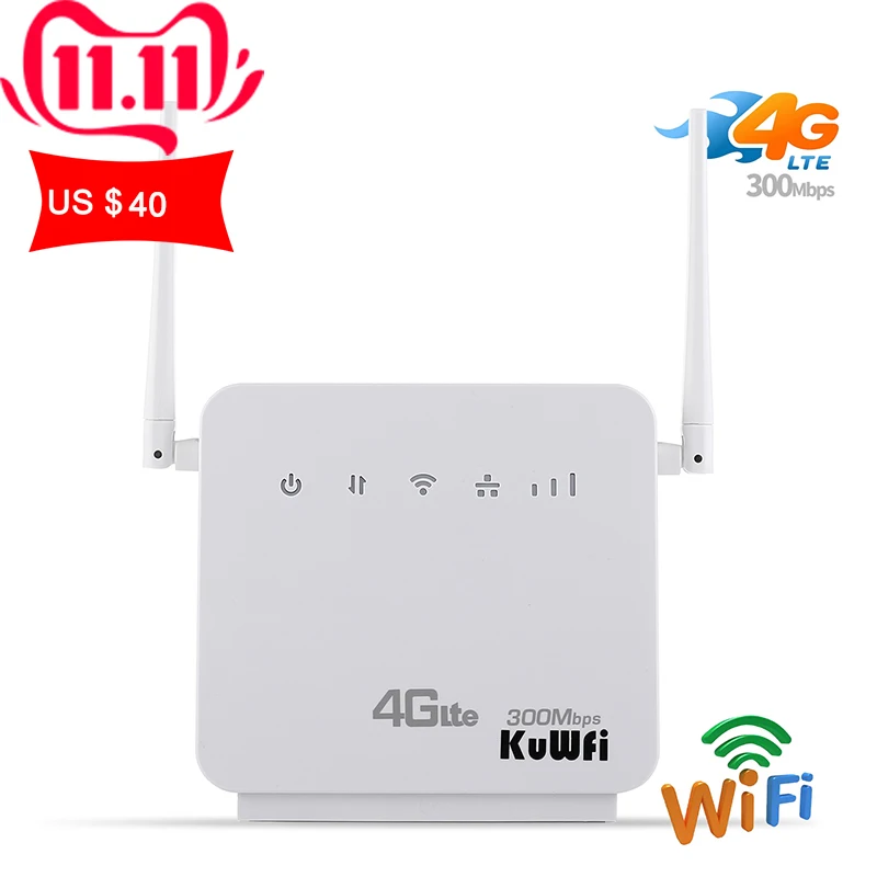 Günstige Entsperrt 300Mbps Wifi Router 4G LTE CPE Mobile Router mit LAN Port Unterstützung SIM karte und Europa asien Mittlerer Osten Afrika