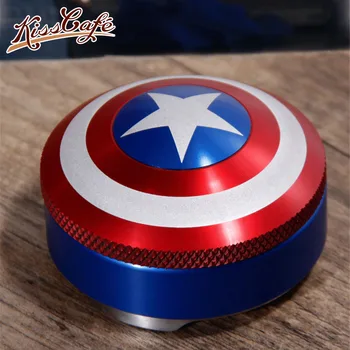 

Stainless Steel Coffee Tamper 3/4 Angled Slopes Base Aluminum Alloy 58mm Adjustable Macaron Powder Hammer Coffee Accessories