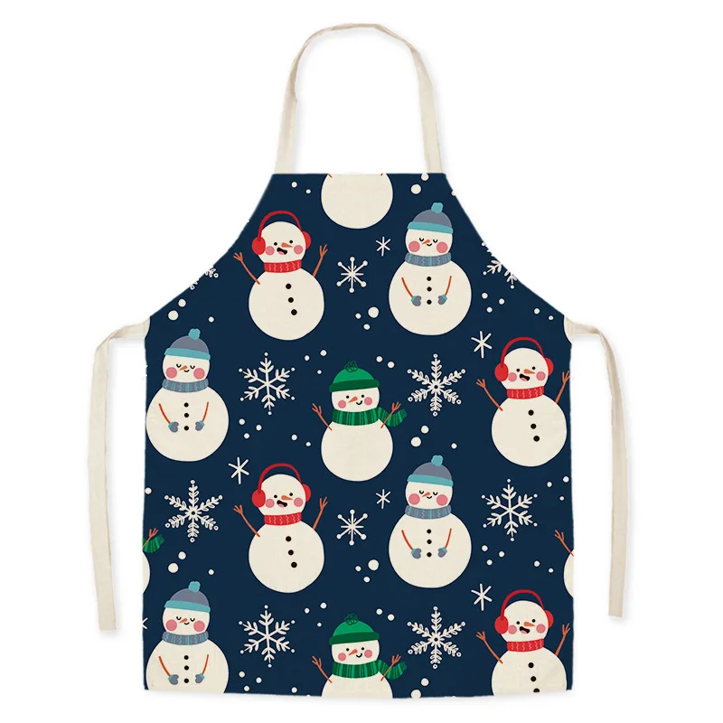 Hoem Santa Claus Elk Apron Christmas Gift Aprons for Women Cooking  Accessories Gadgets for Women Delantal