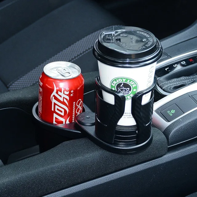 Getränkehalter Expander für Auto, Dual Car Cup Holder Adapter mit  verstellbarer Montagebasis, 2 in 1 Allzweck Car Cup Drink Can  Kaffeeflaschen Halter und