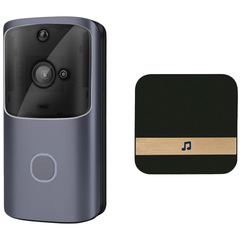 M10 720P Wifi Intelligent Video Doorbell Camera App Control Remote Monitoring Video Intercom Doorbell Machine Set Us Plug