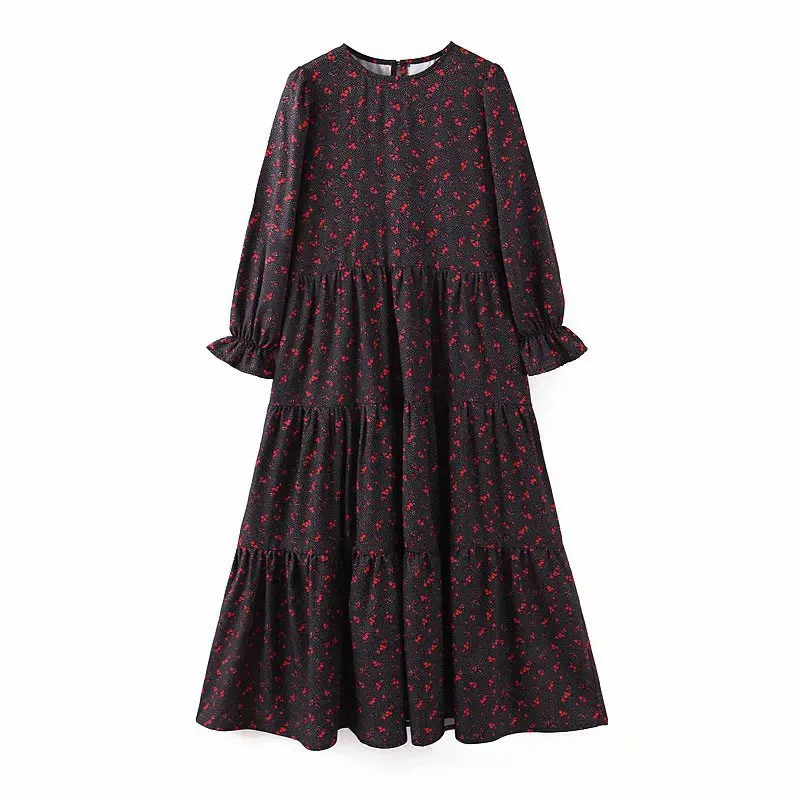 

XL50 printed - 2408 European and American fashion dress