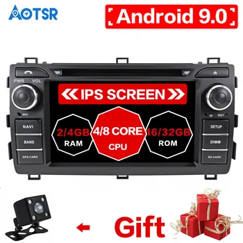 

Android 9.0 Car DVD player GPS navigation Stereo unit For Toyota Auris 2013 2014 2015 GPS Map Navigation Stereo Auto head unit