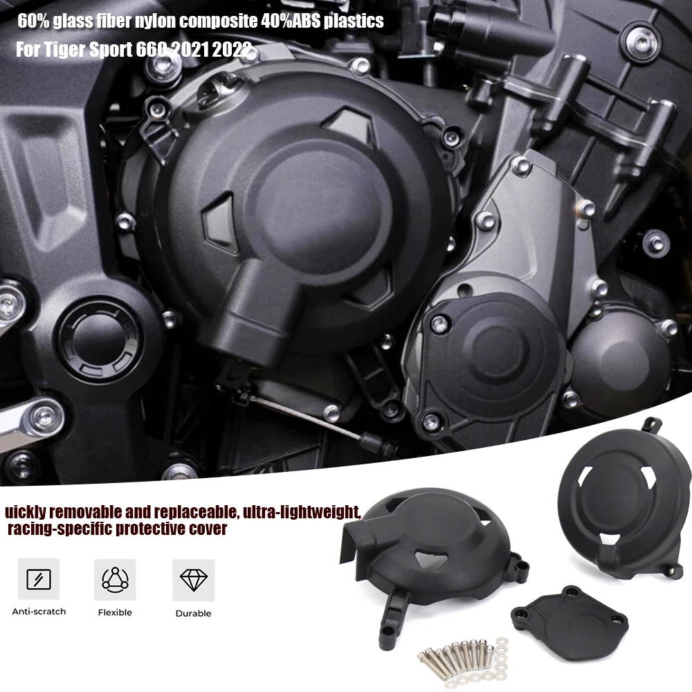 

New Motorcycles Accessories Engine Covers Kit Protection Case For Sport 660 2021 2022