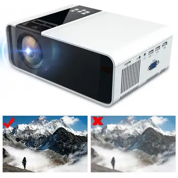 

W10 White Portable Home Theater Projetcor Ultra-HD 1080P LED Projector Home Video Beamer 1280*720 Resolution 110-240V