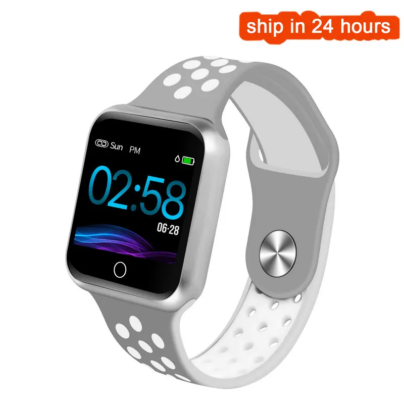 Умный Фитнес-браслет S226 измерение артериального давления монитор сердечного ритма умные часы цветной экран браслет для Android IOS - Цвет: white 4