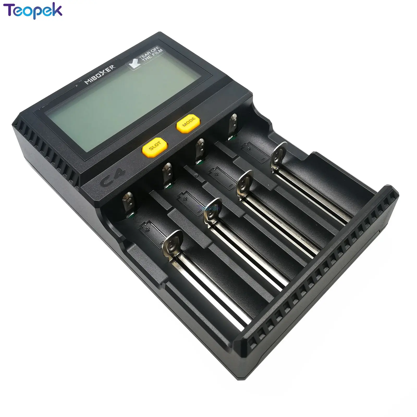 Miboxer C4 lcd зарядное устройство для Li-ion/IMR/INR/ICR/LiFePO4 18650 14500 26650 AAA 3,7 V 1,2 V 1,5 V PK VC4