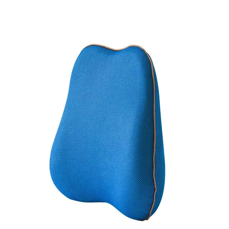 birdeyes blue Авто памяти пены задняя Поддержка Подушка для офисного Кресла Подушка под поясницу кресло Массажная подушка - Color: birdeyes blue