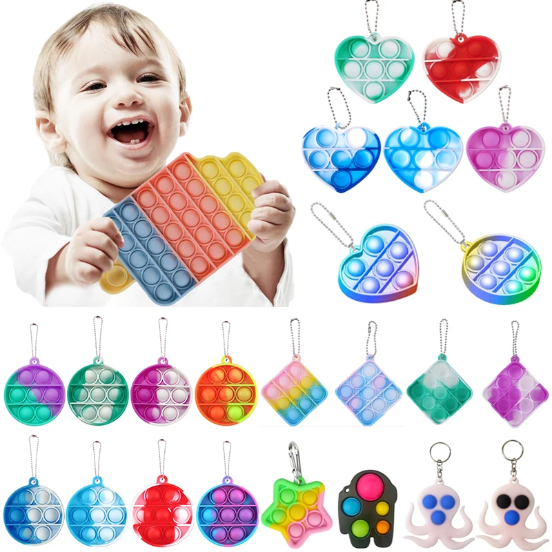 Настольная забавная игрушка в форме мороженого, нажимной пузырь, силиконовые игрушки для детей и взрослых, снимающий стресс фиджет, сжимаемая настольная игра, Прямая поставка - 100 топовых товаров с Али