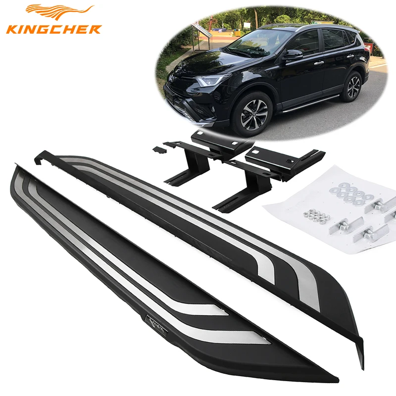 Kingcher Fit for 2019 2020 Toyota RAV4 Running Boards Side Step Nerf Bar