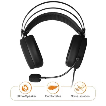 

NUBWO N7 Gaming Headset Stereo PC Gaming Headset With Noise Cancelling Headset Gaming Headphones Extension Cable New 2020